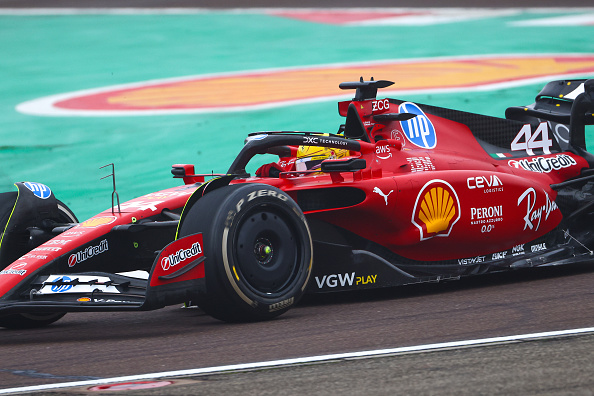 F1: Hamilton drives Ferrari car for the first time