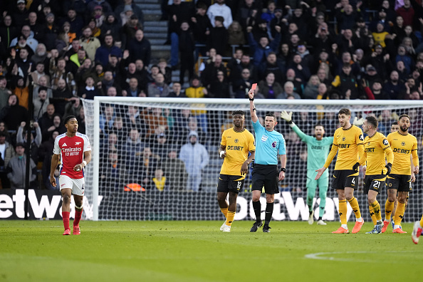 Premier League: Arsenal appeal against Lewis-Skelly red card against Wolves
