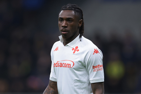 Fiorentina’s Moise Kean discharged from hospital after collapsing with head injury