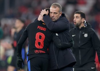UCL: Flick proud of 10-man Barcelona performance in win over Benfica