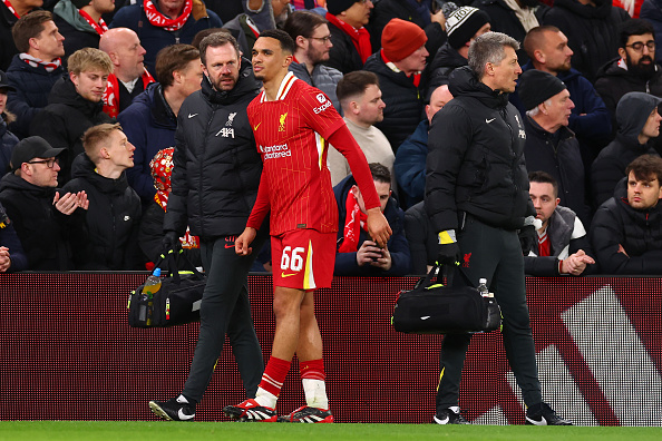 Alexander-Arnold out of Liverpool’s League Cup final against Newcastle with injury