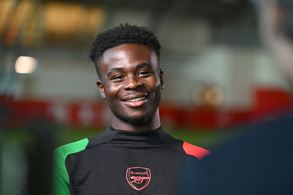 Saka reveals how injury layoff helped him mentally