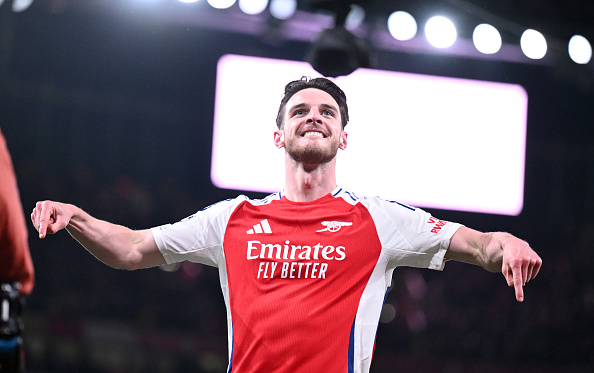 UCL: Arteta reveals Rice set piece mastery has been in the works for months