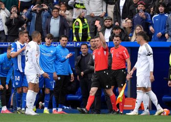Real Madrid’s Kylian Mbappe hit with one-match ban after Alaves red card