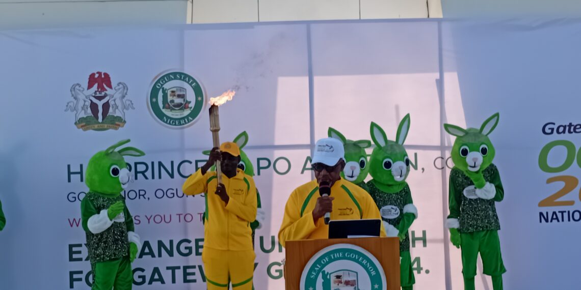 Ogun State receives Torch of Unity ahead of 22nd National Sports Festival