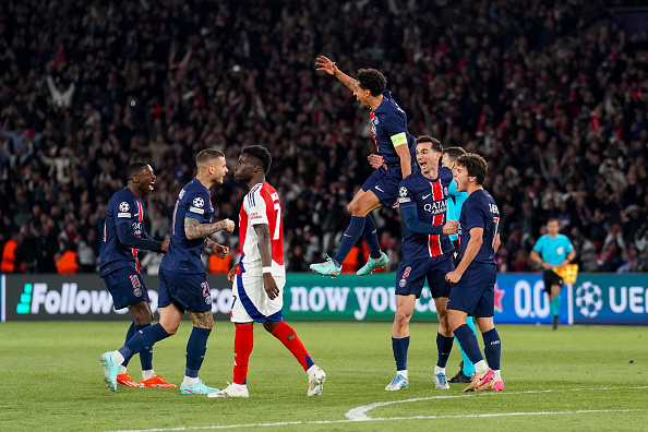 UCL: PSG edge Arsenal to reach second-ever final
