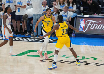 NBA Finals: Haliburton hits game-winner as Pacers stun Thunder to take Game 1