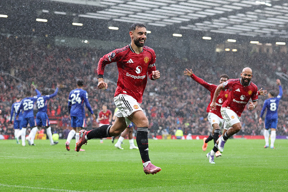 PL: Fernandes nets 100th goal as Man Utd edge Chelsea in drama-filled clash