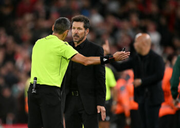 UCL: Atletico Madrid boss Simeone charged for altercation with Liverpool fans