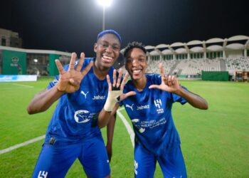 Oshoala shines with Saudi League Player of the Month award