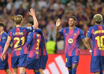 UCL: Rashford continues impressive form in high-scoring Barcelona win