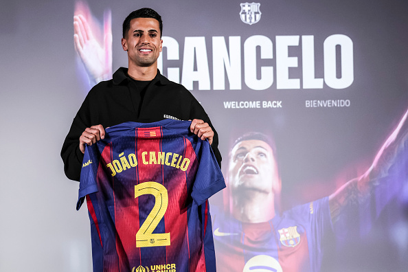 Joao Cancelo Officially joins Barcelona on loan from Al-Hilal